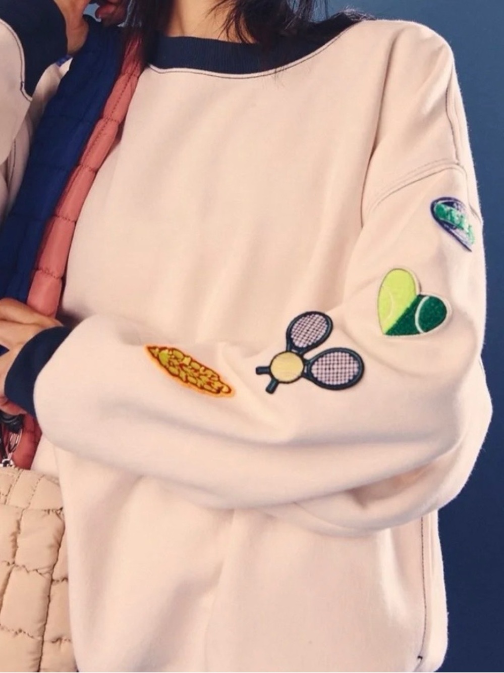 FP ALL STAR PATCH PULLOVER IVORY PATCH